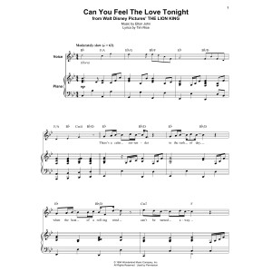 Can You Feel The Love Tonight (from The Lion King)